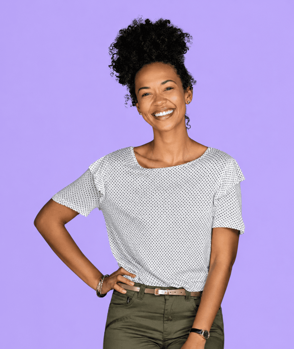 Infirmière libérale souriante